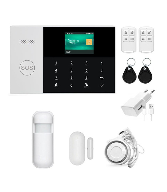 Alarm do mieszkania, bezprzewodowe alarmy GSM do mieszkań ERDA Electronic