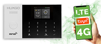 Systemy alarmowe HUXGO HXA005 4G LTE