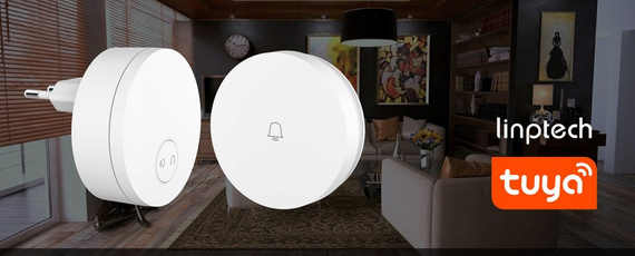 Bezprzewodowy dzwonek LINPTECH G6LW z WiFi kompatybilny z aplikacją TUYA SMART