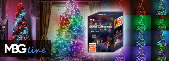 Lampki choinkowe WiFi 20m - SMART lampki LED USB kompatybilne z aplikacją TUYA SMART