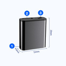 Mini dyktafon szpiegowski 16GB z detekcją dźwięku Q8