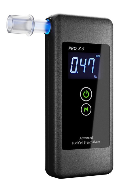 Alkomat elektrochemiczny AlcoFind PRO X-5 - ustniki gratis!