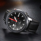 Smartwatch DT78 - zegarek elektroniczny, czarno-czerwony