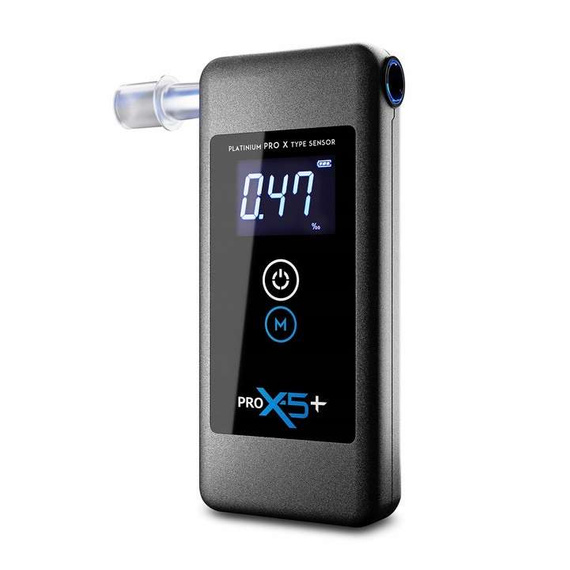 Alkomat elektrochemiczny AlcoFind PRO X-5+ - ustniki gratis!