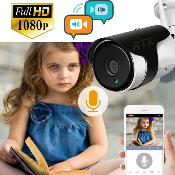 Kamera zewnętrzna RTX21AI - monitoring SmartCam kompatybilna z aplikacją TUYA SMART
