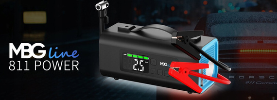 Jump Starter Kompresor Samochodowy Dmuchawa Pompka Powerbank - MBG Line 811 POWER