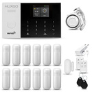 Bezprzewodowy alarm GSM + WiFi - system alarmowy HUXGO z aplikacją TUYA - zestaw alarmowy HXA005 2G B R12 PS z syreną przewodową