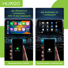 HUXGO, bezprzewodowy adapter samochodowy 2w1, kompatybilny z CarPlay i Android Auto BY963A