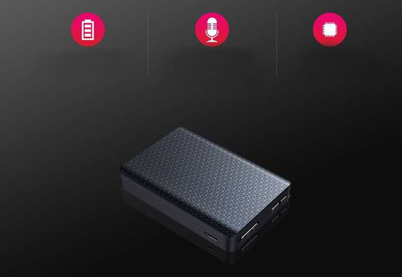 Dyktafon szpiegowski z detekcją dźwięku Q85 - podsłuch 32GB