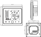 Termostat Pokojowy Regulator Temperatury WIFI 16A WHITE