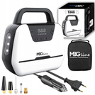 Kompresor samochodowy MBG line 1866 - sprężarka 12V / 230V LED pompka z wyświetlaczem LCD 