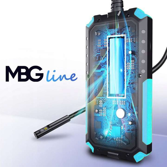  Endoskopowa kamera inspekcyjna z podwójną kamerą MBG Line 5m 2xFull HD