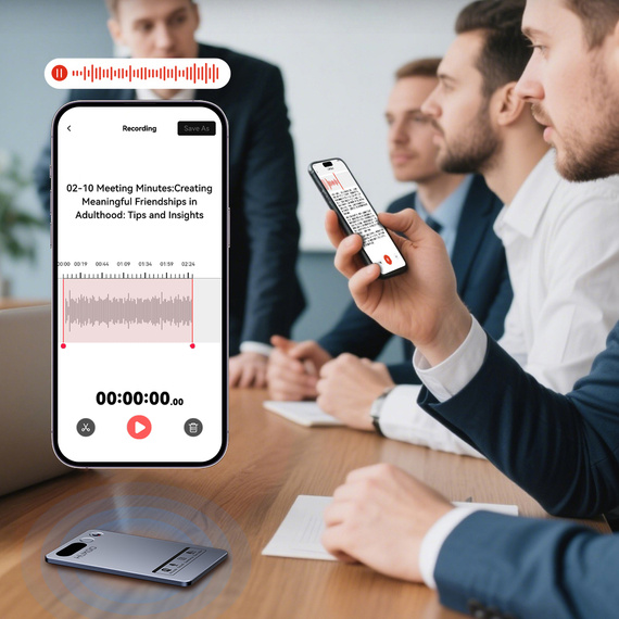 HUXGO Slim AI FW920E – ultracienki dyktafon cyfrowy z Bluetooth 5.3, 64 GB i funkcjami AI