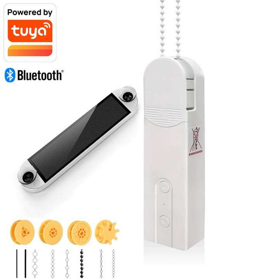 Inteligentny napęd - silnik do rolet i żaluzji z systemem łańcuszkowym, sterownik Bluetooth do aplikacji TUYA