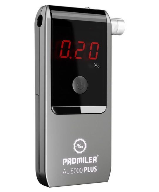 Alkomat elektrochemiczny Promiler AL-8000 PLUS + ustniki gratis!