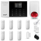Bezprzewodowy alarm GSM + WiFi - system alarmowy HUXGO z aplikacją TUYA - zestaw alarmowy HXA005 2G B R7 BS z syreną bezprzewodową