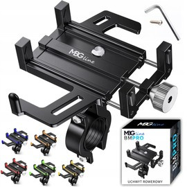 Aluminiowy uniwersalny uchwyt na telefon do roweru / hulajnogi / motocykla MBG line BM PRO MH29A
