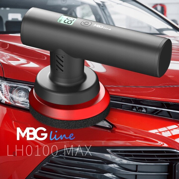 Bezprzewodowa akumulatorowa samochodowa maszyna polerska 30W - MBG line LH0100 MAX
