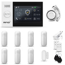 Bezprzewodowy alarm GSM + WiFi - system alarmowy HUXGO z aplikacją TUYA - zestaw alarmowy HXA007 2G B R7 PS z syreną przewodową