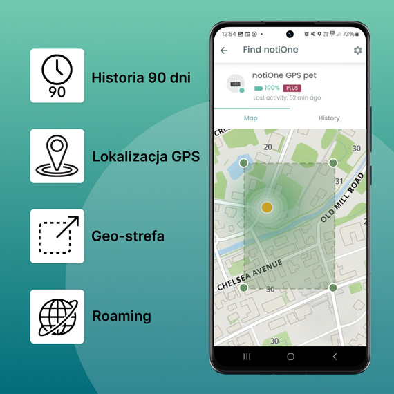Lokalizator dla psa i kota notiOne GPS pet PLUS