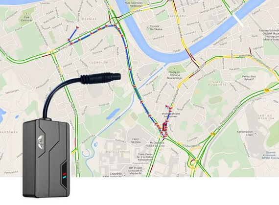 Lokalizator GSM TK311C - tracker GPS z pilotem zdalnego sterowania
