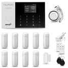 Bezprzewodowy alarm GSM + WiFi - system alarmowy HUXGO z aplikacją TUYA - zestaw alarmowy HXA005 2G B R9 PS z syreną przewodową