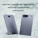 HUXGO Slim AI FW920E – ultracienki dyktafon cyfrowy z Bluetooth 5.3, 64 GB i funkcjami AI