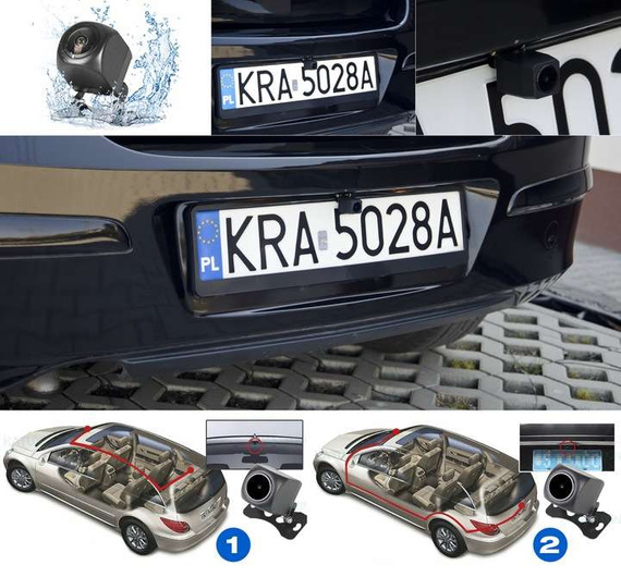 Rejestrator trasy - kamera samochodowa + lusterko MBG Line HS900Pro