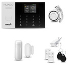 Bezprzewodowy alarm GSM + WiFi - system alarmowy HUXGO z aplikacją TUYA - zestaw alarmowy HXA005 2G B R1 PS z syreną przewodową