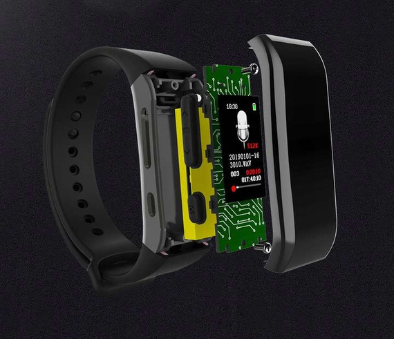 Dyktafon smartband WR-50A 16GB - opaska na rękę z detekcją dźwięku