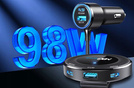Rozdzielacz USB do zapalniczki samochodowej, ładowarka USB - MBG line C78 PRO