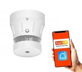 Czujnik dymu ZigBee kompatybilny z aplikacją TUYA SMART