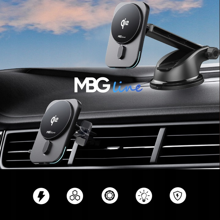 Uchwyt samochodowy na telefon iPhone z ładowarką indukcyjną MagSafe QI2 - MBG Line MBG-Q2 pol_pl_Uchwyt-samochodowy-na-telefon-MagSafe-QI2-ladowarka-do-iPhone-1815_3