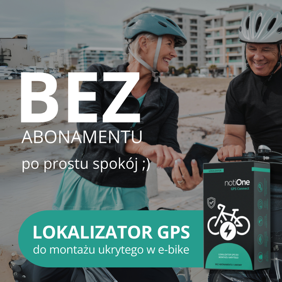Precyzyjny lokalizator do roweru elektrycznego notiOne GPS Connect BAFANG