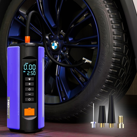 MBG Line® 840CH PRO – Jump Starter, Kompresor, Powerbank i Latarka 4w1 – 10400 mAh / 1000A / 150 PSI