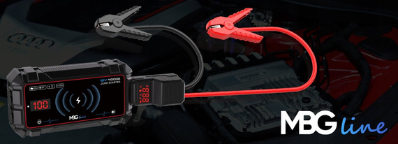 Jump Starter Wysokiej Mocy 74Wh Powerbank 20000mAh PD60W QC3.0 Rozruch Latarka LED - MBG line A37 MAX