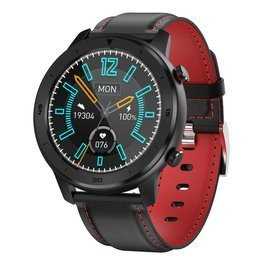 Smartwatch DT78 - zegarek elektroniczny, czarno-czerwony