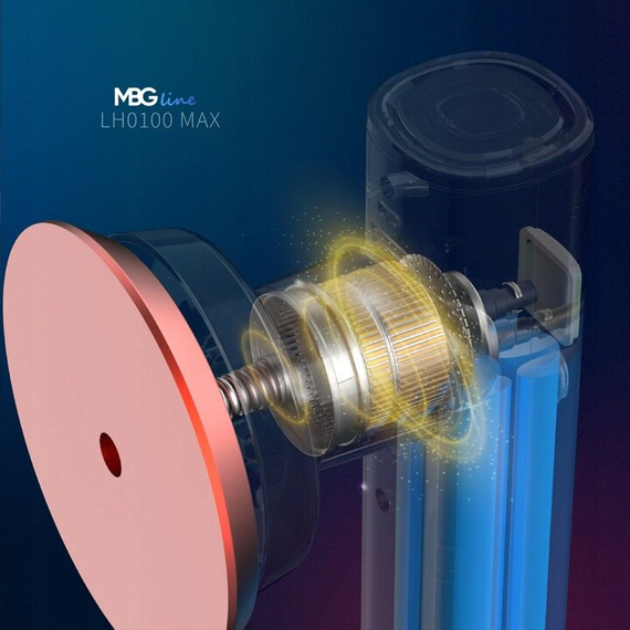 Bezprzewodowa akumulatorowa samochodowa maszyna polerska 30W - MBG line LH0100 MAX