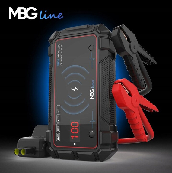 Jump Starter Wysokiej Mocy 74Wh Powerbank 20000mAh PD60W QC3.0 Rozruch Latarka LED - MBG line A37 MAX