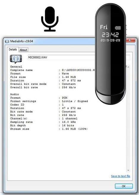 Mini kamera szpiegowska V8 + dyktafon - pamięć 64GB, Full HD, wyświetlacz LCD