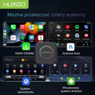 HUXGO, bezprzewodowy adapter samochodowy Ai Smart Box 3w1, kompatybilny z CarPlay i Android Auto BY961P