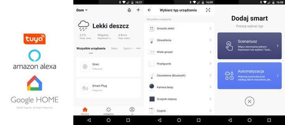 Czujnik dymu ZigBee kompatybilny z aplikacją TUYA SMART