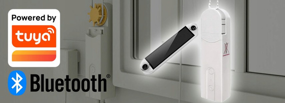 Inteligentny napęd - silnik do rolet i żaluzji z systemem łańcuszkowym, sterownik Bluetooth do aplikacji TUYA