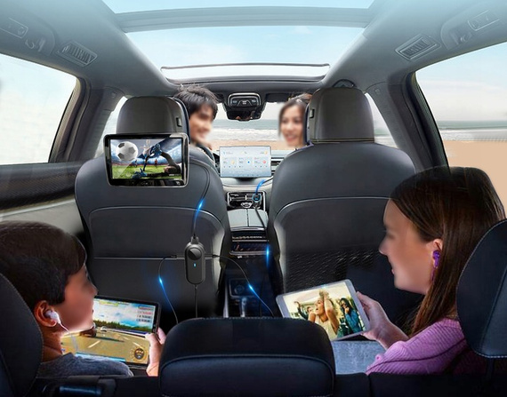 Rozdzielacz gniazda zapalniczki z ładowarką USB QC3.0 + USB-C PD30W i woltomierzem - MBG Line C79ADC MAX