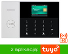 Bezprzewodowa centrala alarmowa GSM + WiFi z aplikacją TUYA SMART, HUXGO - HXA005 4G