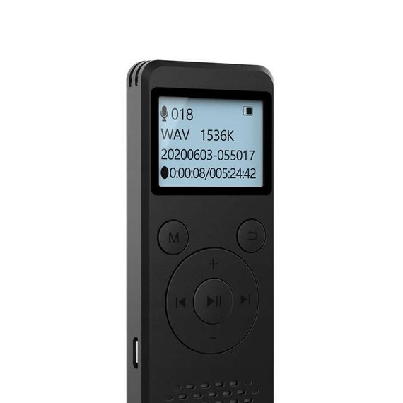 Profesjonalny dyktafon DVR309 - podsłuch 16GB