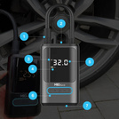 Bezprzewodowy kompresor / pompka elektryczna samochodowa i rowerowa – MBG Line 8466 PRO