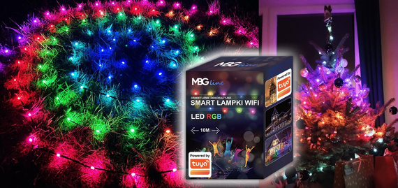 Lampki choinkowe WiFi 10m - SMART lampki LED USB kompatybilne z aplikacją TUYA SMART