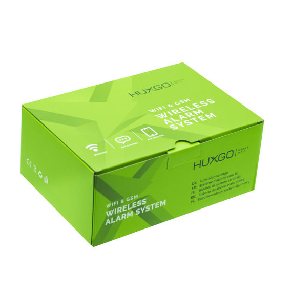 Bezprzewodowa centrala alarmowa WiFi + GSM 4G LTE z aplikacją TUYA SMART, HUXGO - HXA007 4G