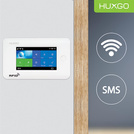 Bezprzewodowy alarm GSM + WiFi - system alarmowy HUXGO z aplikacją TUYA - zestaw alarmowy HXA006 2G W R5D5 PS z syreną przewodową
